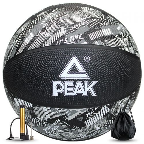 匹克 PEAK 中小學(xué)考試用籃球5號(hào)兒童耐磨比賽藍(lán)球 DQ112555 黑色