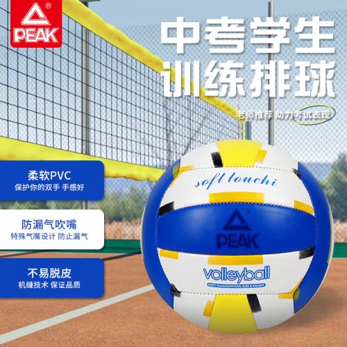 匹克PEAK比賽排球5號中考專用排球兒童男女學(xué)生中考訓(xùn)練排球YQ11301藍(lán)/黃/白