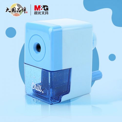 晨光(M&G)文具自動(dòng)進(jìn)筆削筆機(jī) 學(xué)生卷筆刀/轉(zhuǎn)筆刀/鉛筆削筆器 藍(lán)色 開學(xué)文具APS906A3