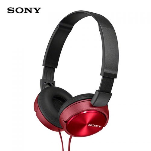 索尼（SONY） MDR-ZX310 耳機(jī)頭戴式重低音通用手機(jī)電腦音樂 紅色 官方標(biāo)配