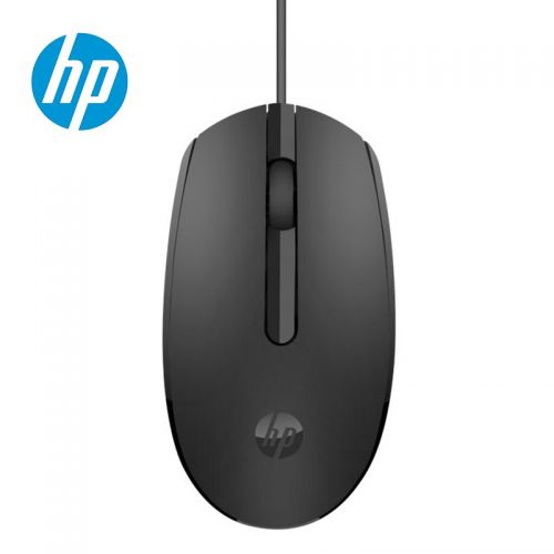 惠普（HP）M10鼠標 有線鼠標 商務(wù)辦公男女生通用USB接口即插即用無需驅(qū)動人體工學有線鼠標 黑色