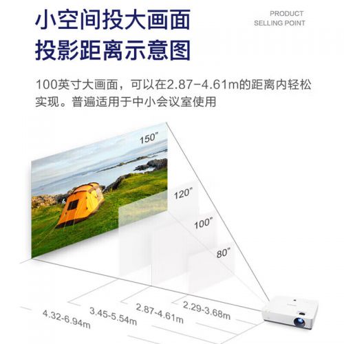 索尼（SONY）VPL-EW575投影儀家用 投影機(jī)辦公（高清WXAG 4300流明 白天直投） 官方標(biāo)配