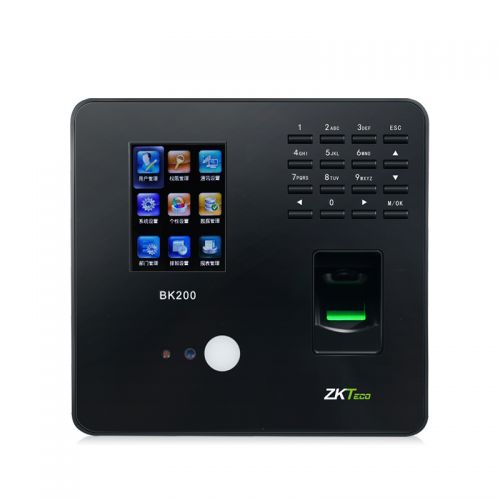 ZKTECO 熵基科技智能人臉識別指紋考勤機指紋式打卡機簽到機器上班刷臉識別面部考勤ZK3960 BK200（動態(tài)人臉識別） 標(biāo)配