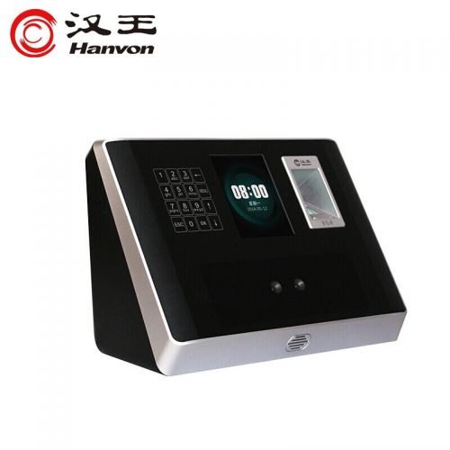 漢王（Hanvon）T318打卡機智能人臉識別指紋刷卡門禁一體考勤機Wifi傳輸 面部識別簽到機無接觸刷臉 指紋識別