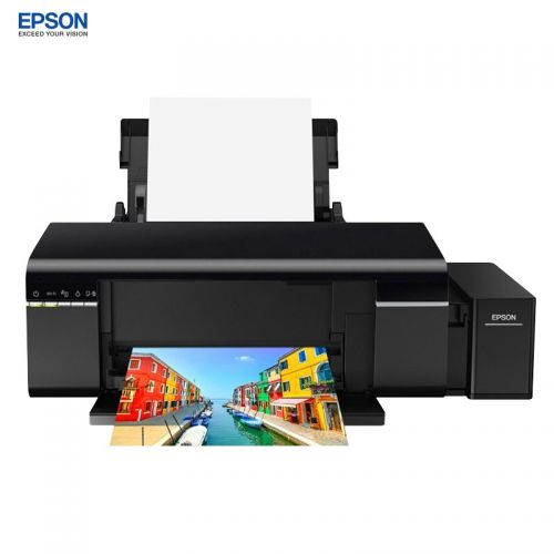 愛普生（EPSON） 墨倉(cāng)式彩色噴墨打印機(jī)家用辦公相片原裝連供照片打印機(jī) L805影樓商用無線 A4 L805支持wifi無線手機(jī)打印