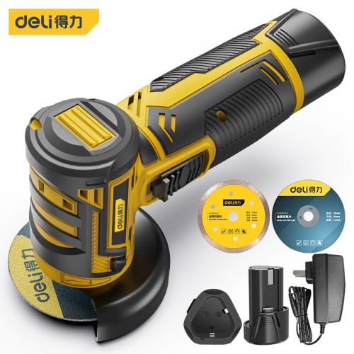 得力（deli）鋰電角磨機(jī)充電式電動(dòng)角磨機(jī)切割機(jī)打磨機(jī)磨光機(jī)拋光機(jī)無(wú)線手磨機(jī)12V角磨機(jī)大功率 12V有刷鋰電款 DL685076