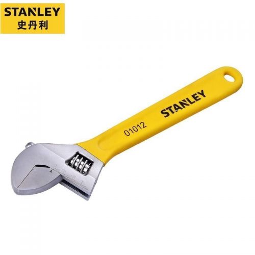 史丹利（STANLEY）B系列沾塑柄活動(dòng)扳手多功能汽修車機(jī)修活絡(luò)扳手開口扳手 STAD01008-23 （8英寸）
